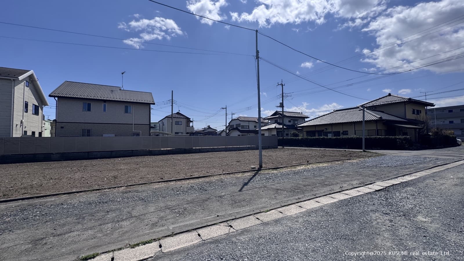 西側位置指定道路から撮影