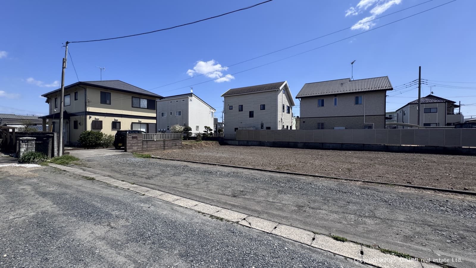 西側位置指定道路から撮影