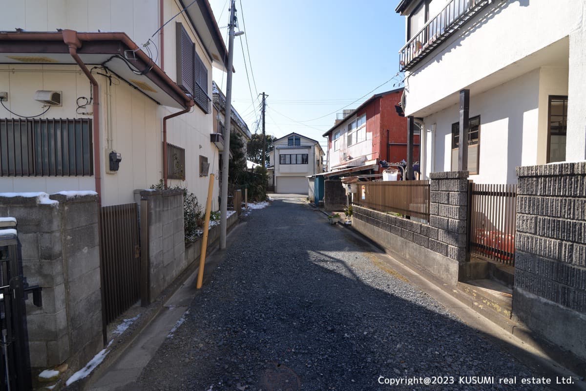 売地|接面道路
